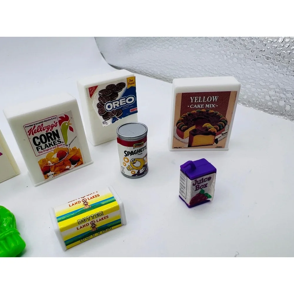 Vintage Doll Sized Barbie Food Oreos Land O Lakes‎ Huggies Sushi Veggies Minis